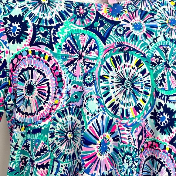 NWOT Lilly Pulitzer bell sleeve stretch midi dress, size small. Retail $128 - Picture 3 of 5